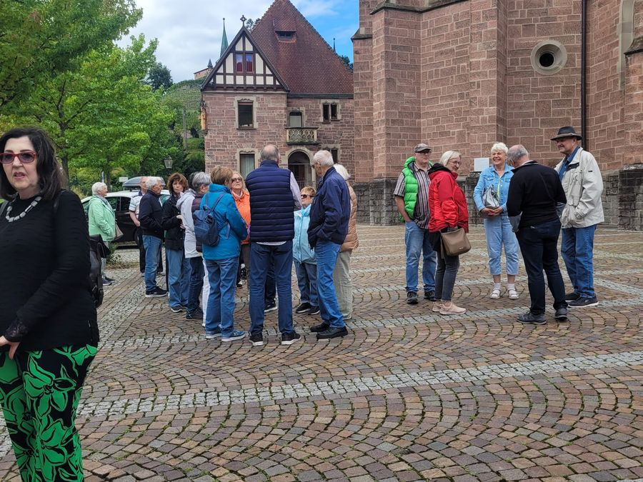 Gruppe auf dem Marktplatz