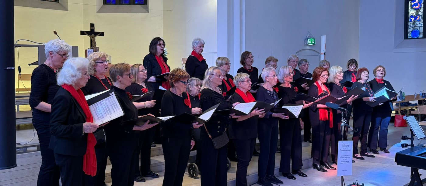Der Chor der Sängerhalle Germania beim Konzert