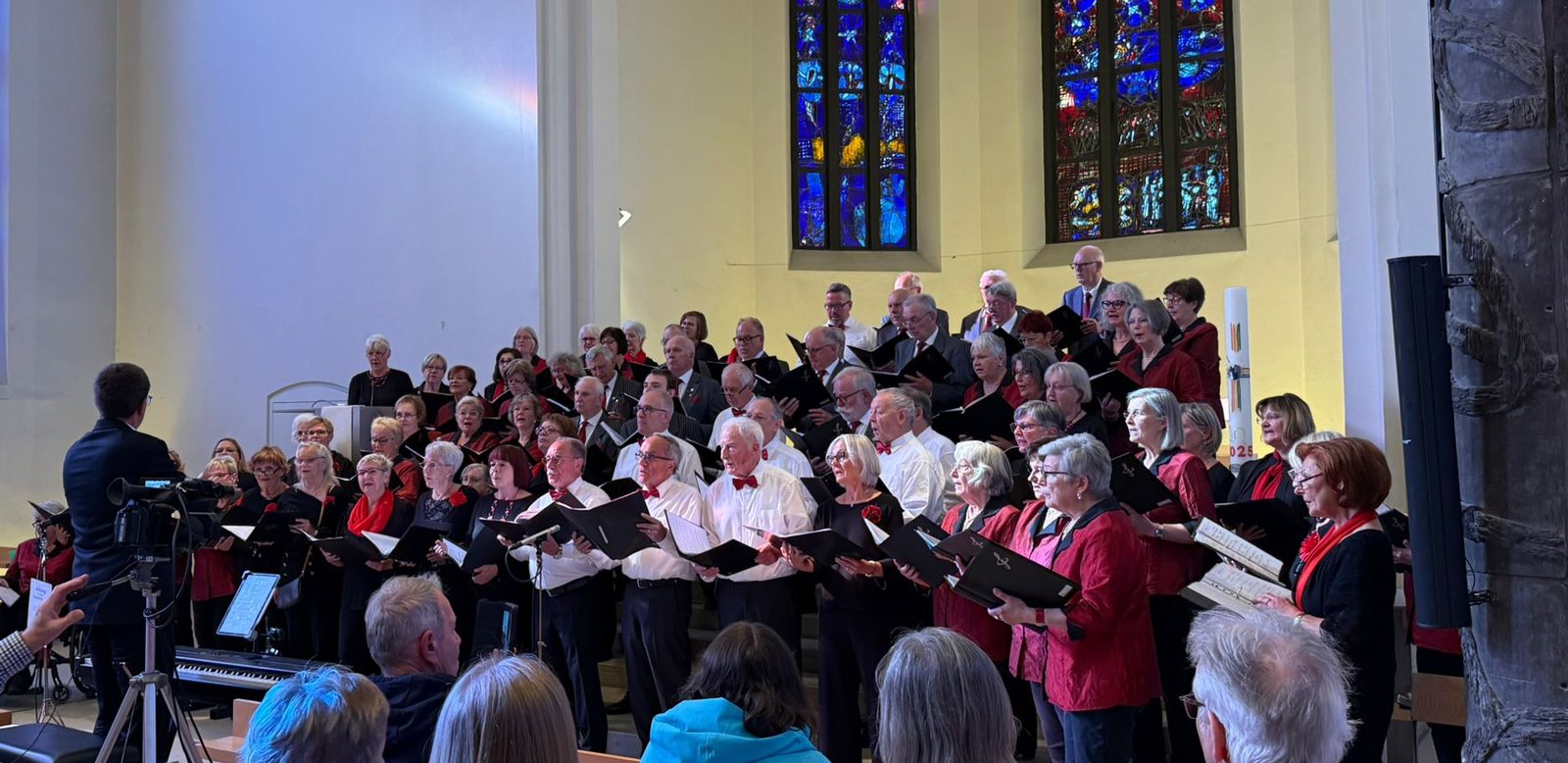 Der Chor der Sängerhalle Germania beim Konzert