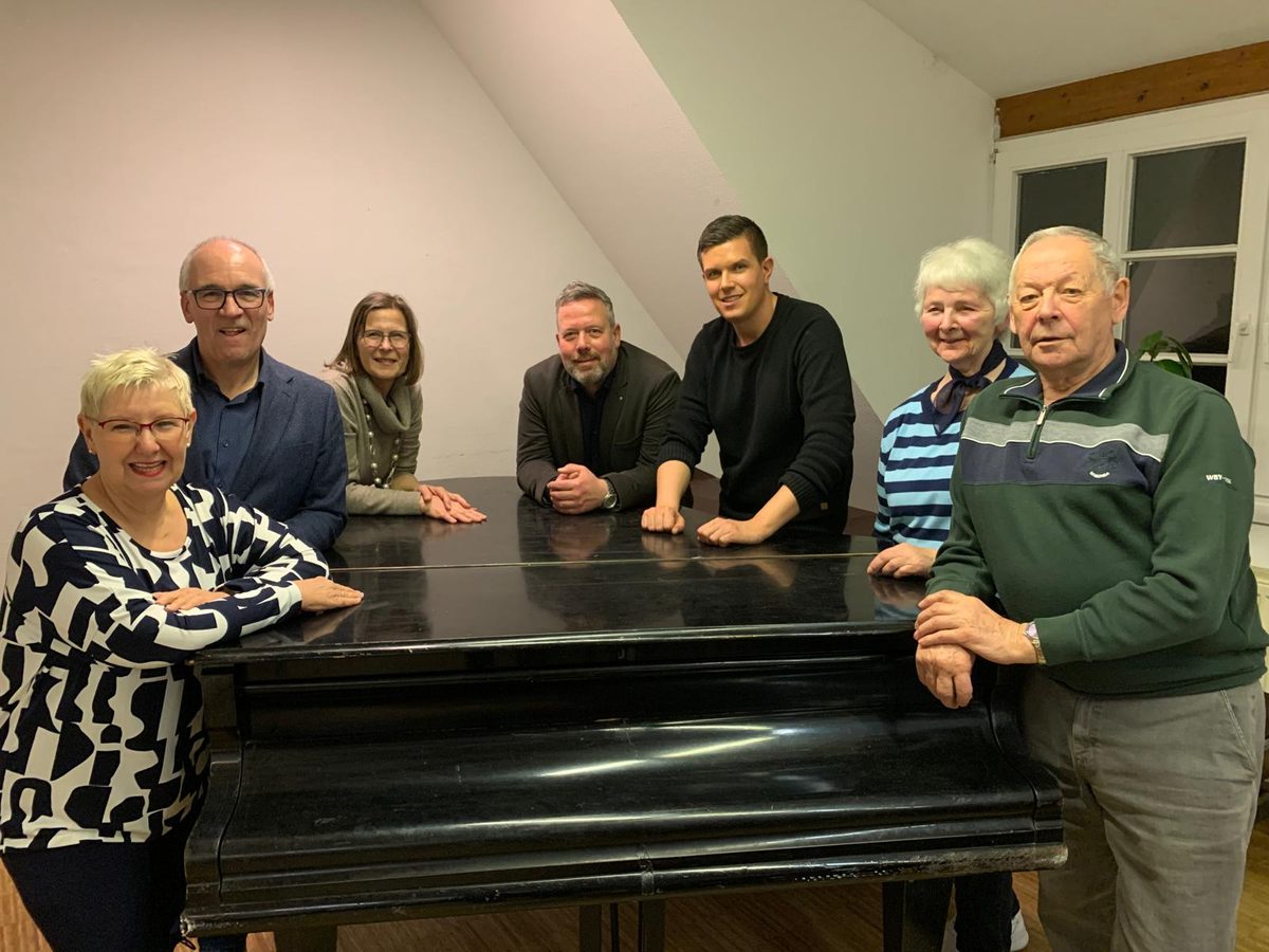 Der Vorstand der Sängerhalle Germania